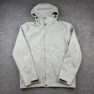 Killtec Jacket Mens Large Gray Hooded Full Zip Ski Waterproof Windproof Outdoor